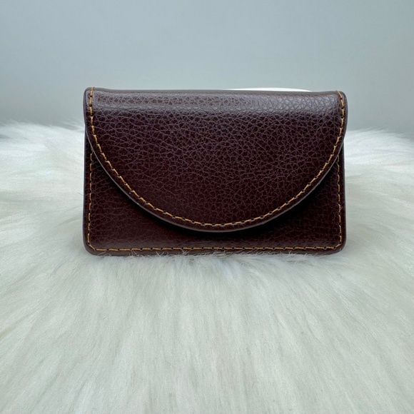 Mini Wallet Brown Card Wallet - Picture 5 of 6